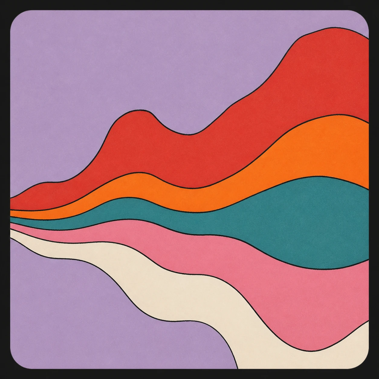 Streamgraph-inspired editorial art